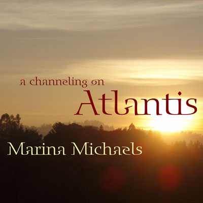 A channeling on Atlantis: the image of a brilliant sunset